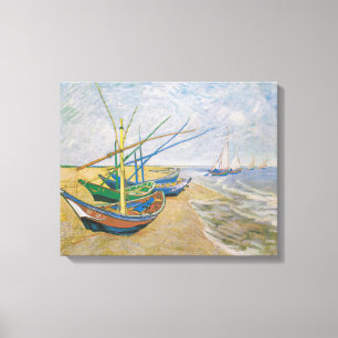 Fishing Boats   Vincent van Gogh Canvas Print