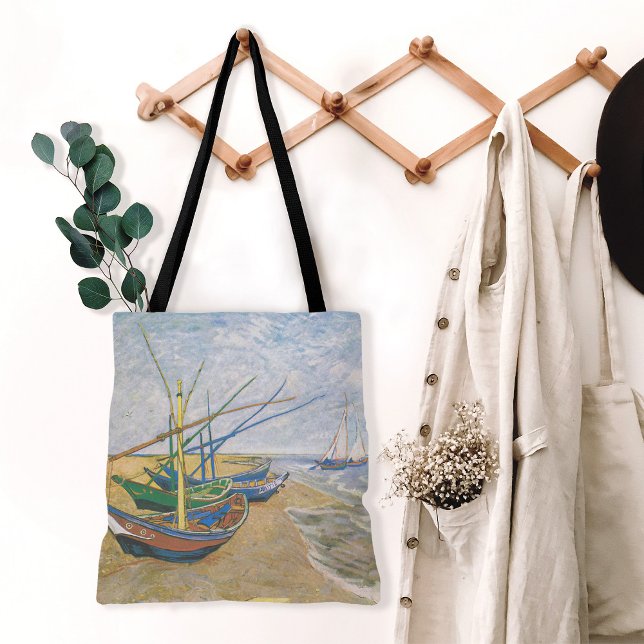 Fishing Boats | Vincent van Gogh Tote Bag (Creator Uploaded)