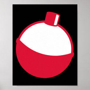 Fishing Bobber Funny Fishing Lover Poster