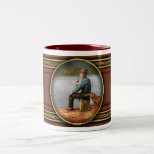 Fishing - Booze hound 1922 Two-Tone Coffee Mug
