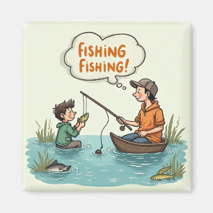 Fishing Buddies Forever! Magnet