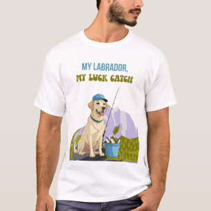Fishing Buddy – Labrador Retriever Edition T-Shirt