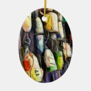 Fishing Buoys Christmas Ornament