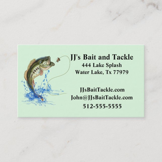 Fishing Business Card (Front)