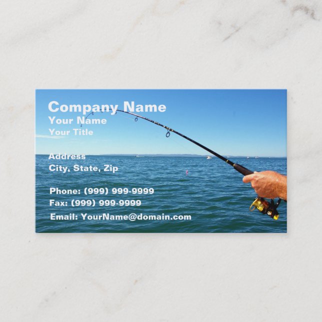 Fishing Business Card (Front)