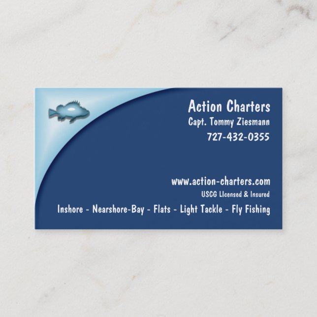Fishing Business Cards (Front)