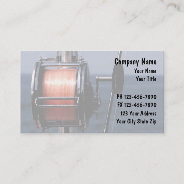 Fishing Business Cards (Front)