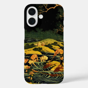 Fishing by Torchlight in Kai Province iPhone 16 Case