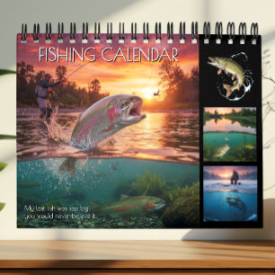  Fishing Calendar 2026 / Pro, Fish Photo Calendar