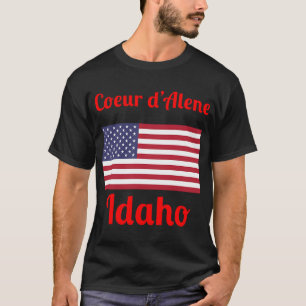 Fishing Camouflage American Flag Fisherman T-Shirt
