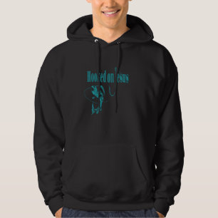 Fishing Camping Christian VBS Funny Vintage Hooked Hoodie