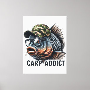 Fishing canvas print
