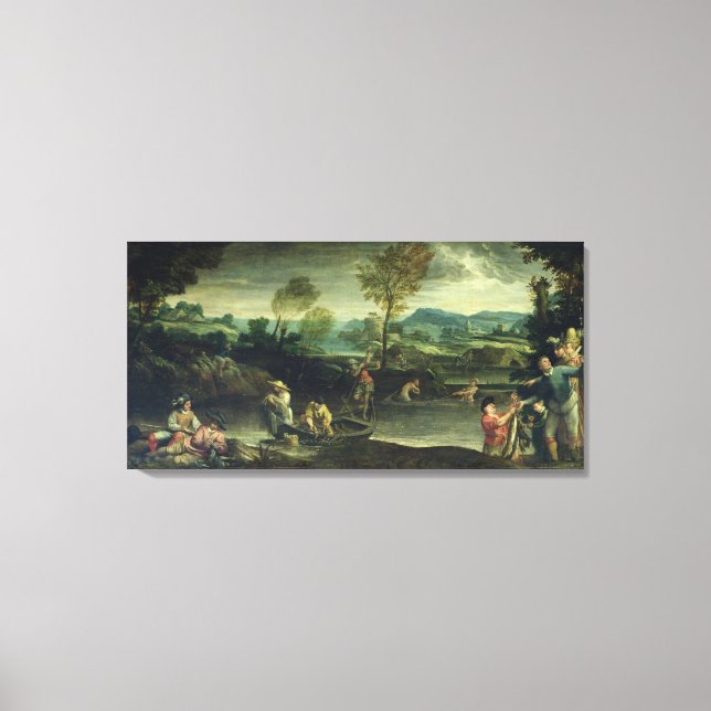 Fishing Canvas Print (Front)