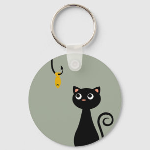 Fishing Cat Key Ring