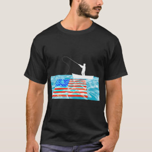 Fishing: catch the star of your state in the US fl T-Shirt