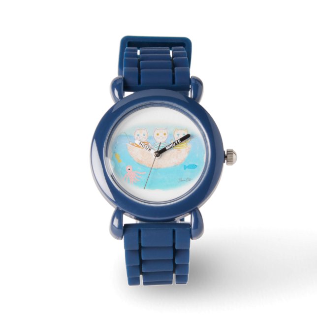 Fishing cats Kids Watch (Front)