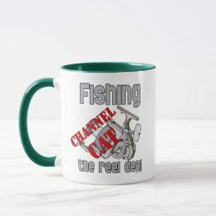 Fishing Channel Cat The Reel Deal Fishing Mug