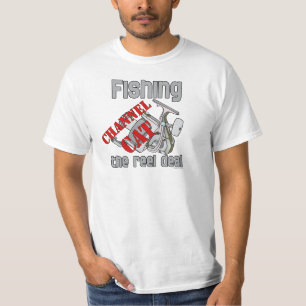 Fishing Channel Cat The Reel Deal Fishing T-Shirt
