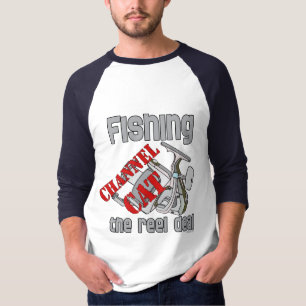 Fishing Channel Cat The Reel Deal Fishing T-Shirt