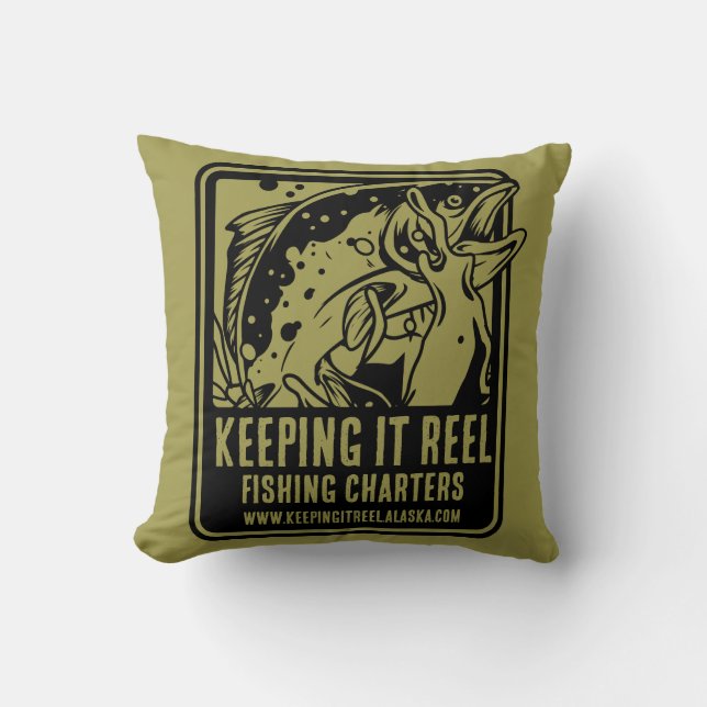 Fishing Charters And Club Accessories Cushion (Front)