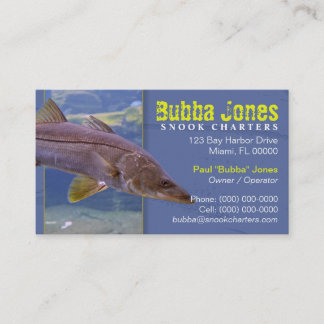 Fishing Charters Business Card