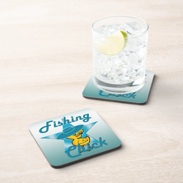 Fishing Chick #7 Coaster (Right Side)