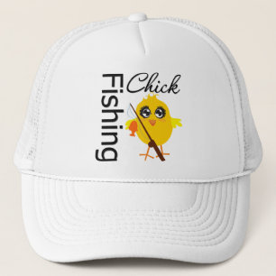 Fishing Chick Trucker Hat