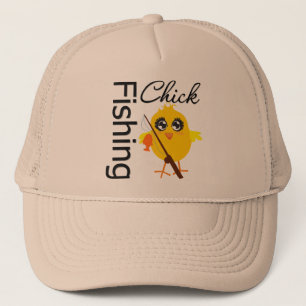 Fishing Chick Trucker Hat