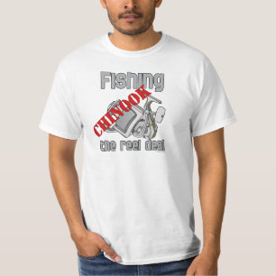 Fishing Chinook  Salmon The Reel Deal Fishing T-Shirt