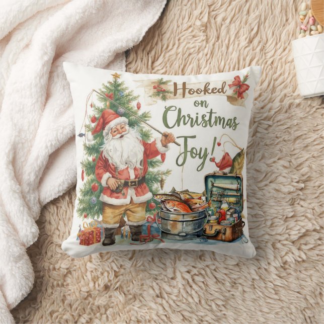 Fishing Christmas for  fishing lovers  Cushion (Blanket)