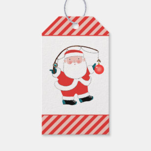 Fishing Christmas Holiday Gift Tags