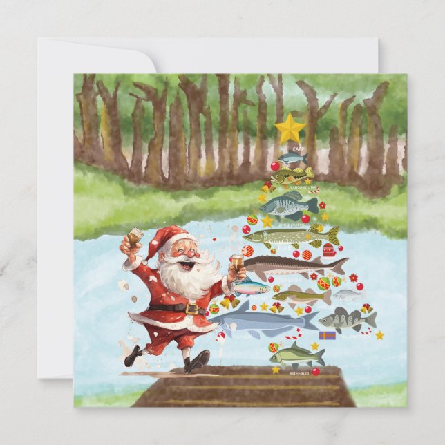 Fishing Christmas with Santa Claus (Front)