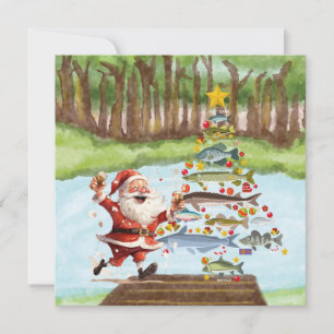 Fishing Christmas with Santa Claus