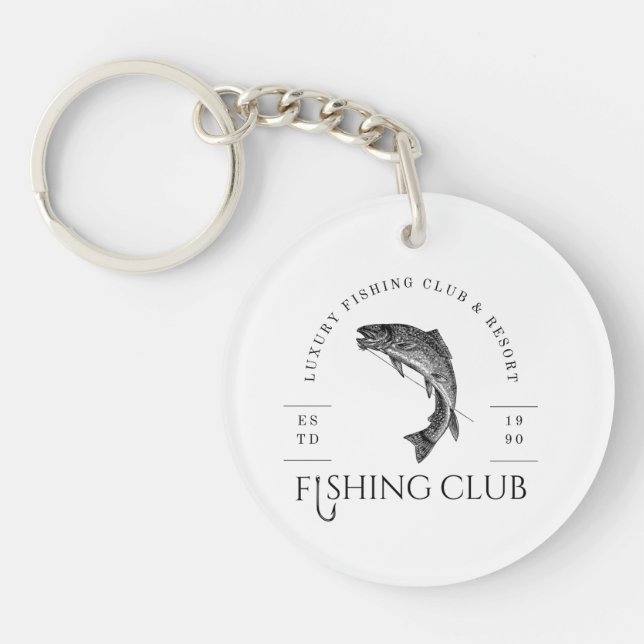 Fishing Club Key Ring (Front)