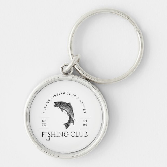 Fishing Club Key Ring (Front)