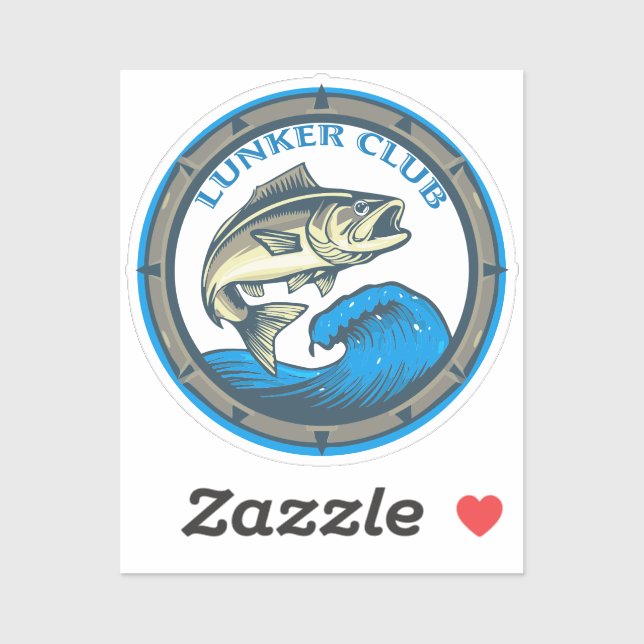 Fishing Club Logo "Lunker Club" (Sheet)