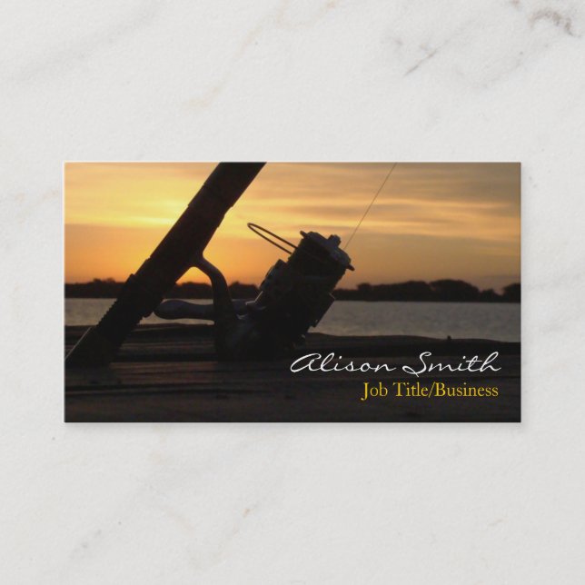 Fishing/coach business card (Front)