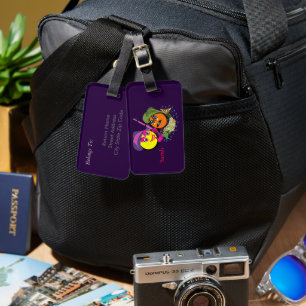 Fishing Couple Luggage Tag