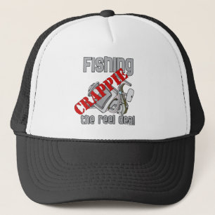 Fishing Crappie The Reel Deal Serious Fishing Trucker Hat