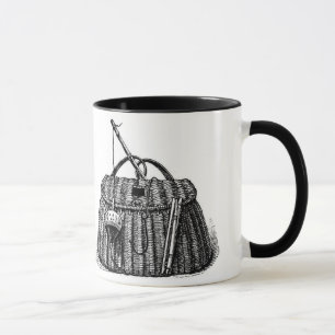 Fishing Creel Basket and Gear Mug