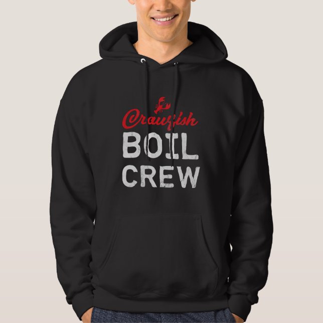 Fishing Crew Cajun Festival Retro  Hoodie (Front)