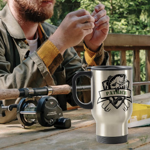 Fishing cup with desired name - Fisherman Mug