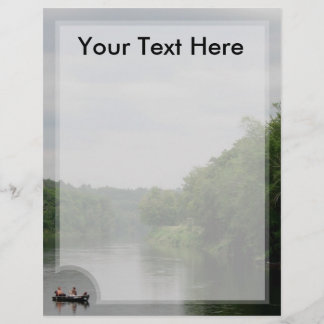 Fishing Cut Out Letterhead