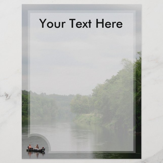 Fishing Cut Out Letterhead (Front)