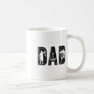 Fishing Dad Birthday Clic Bold Font Fish Daddy Coffee Mug