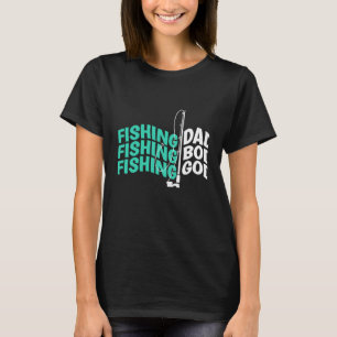 Fishing Dad Bod God Fisherman Fathers Fishing T-Shirt
