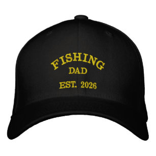 Fishing Dad Est. 2026 Embroidered Design Hat
