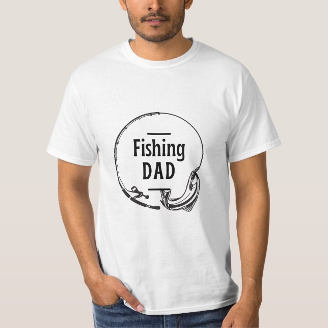 Fishing Dad father's day gift T-Shirt (Front)