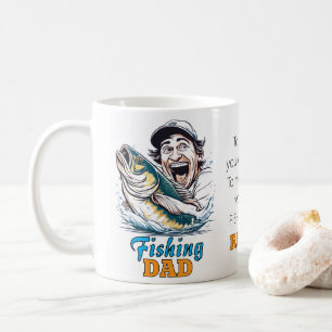 Fishing Dad Happy Father's Day  Coffee Mug