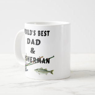 Fishing Dad Large Coffee Mug
